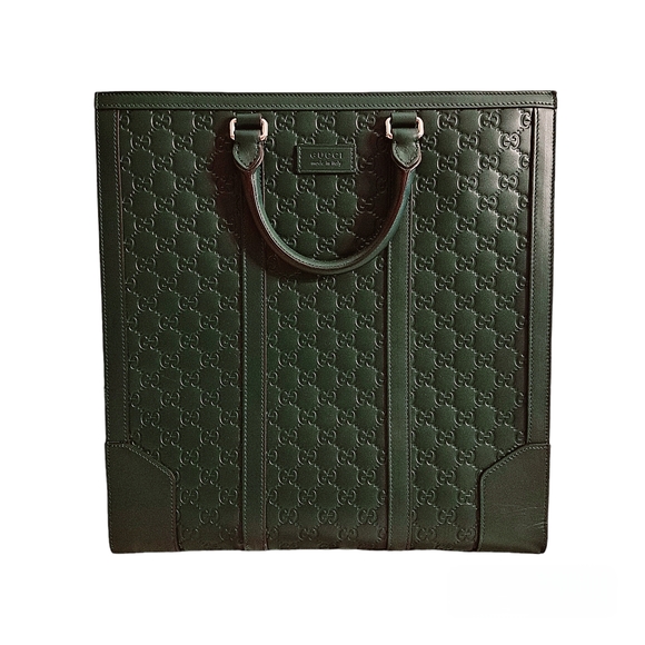 Gucci Guccissima Large Leather Tote / Crossbody Bag - Picture 5 of 13